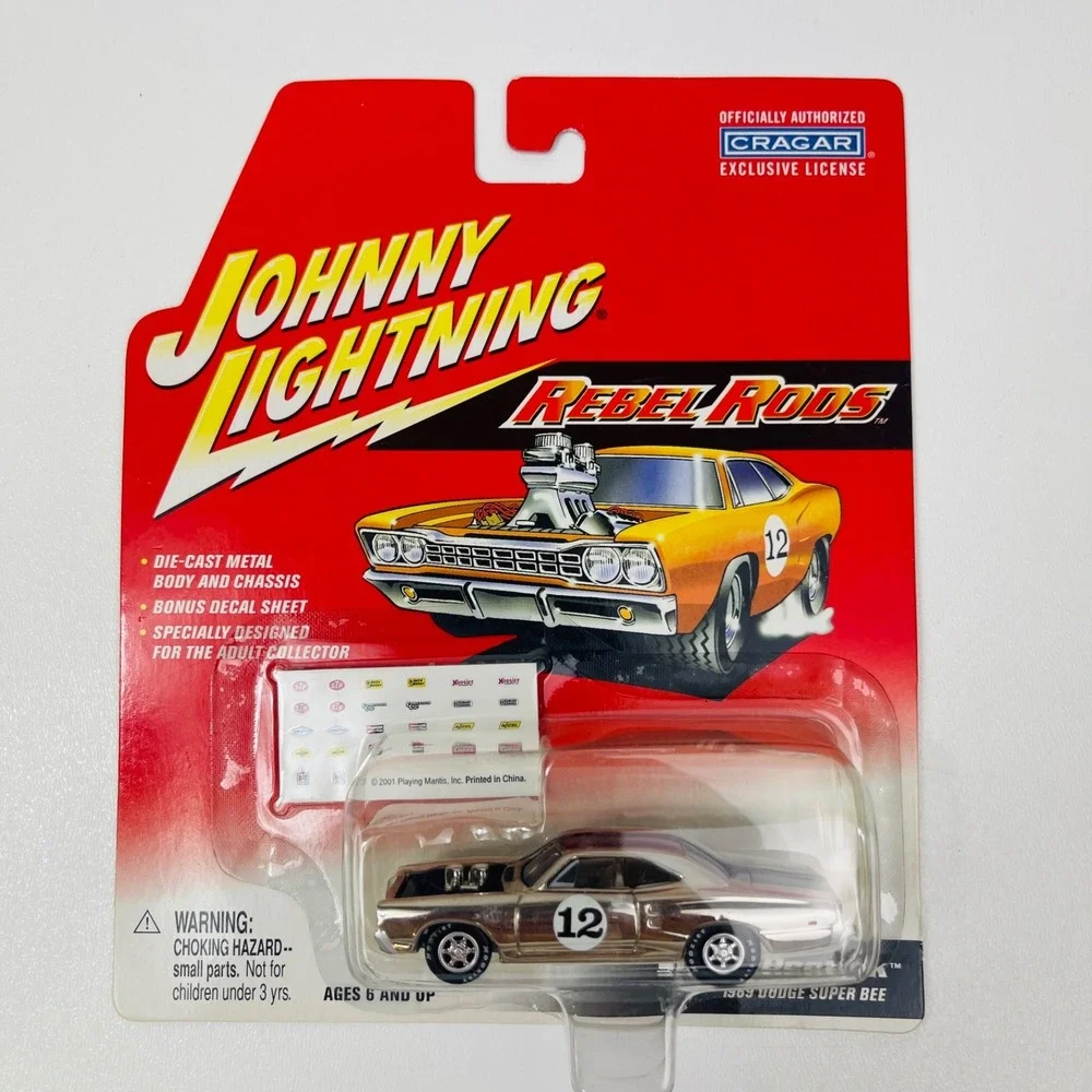 2002 Johnny Lightning CHROME SUPER BEETNIK 1969 DODGE SUPER BEE Rebel Rods 1/64